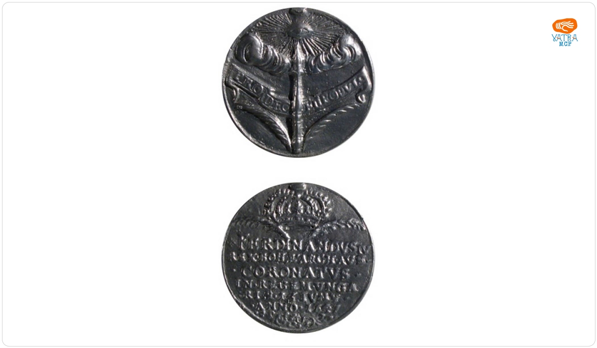 Medalie dedicată încoronării lui Ferdinand al IV-lea ca rege al Ungariei