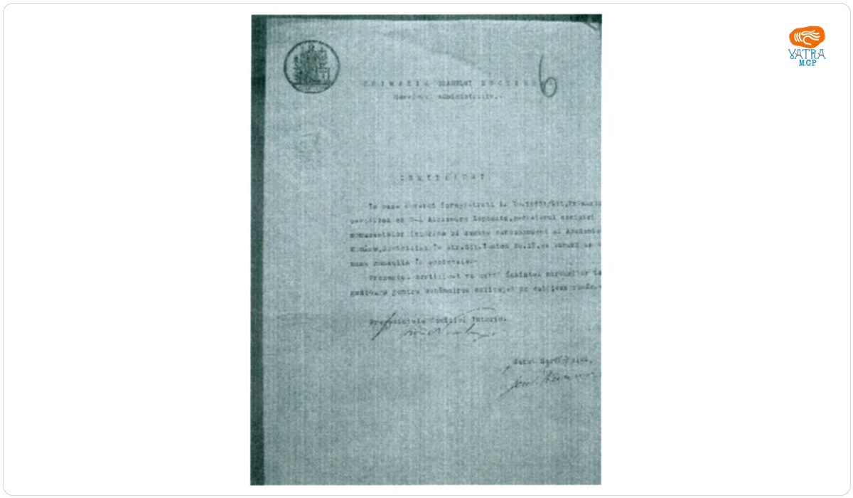 Certificat de „bună conduită în societate”