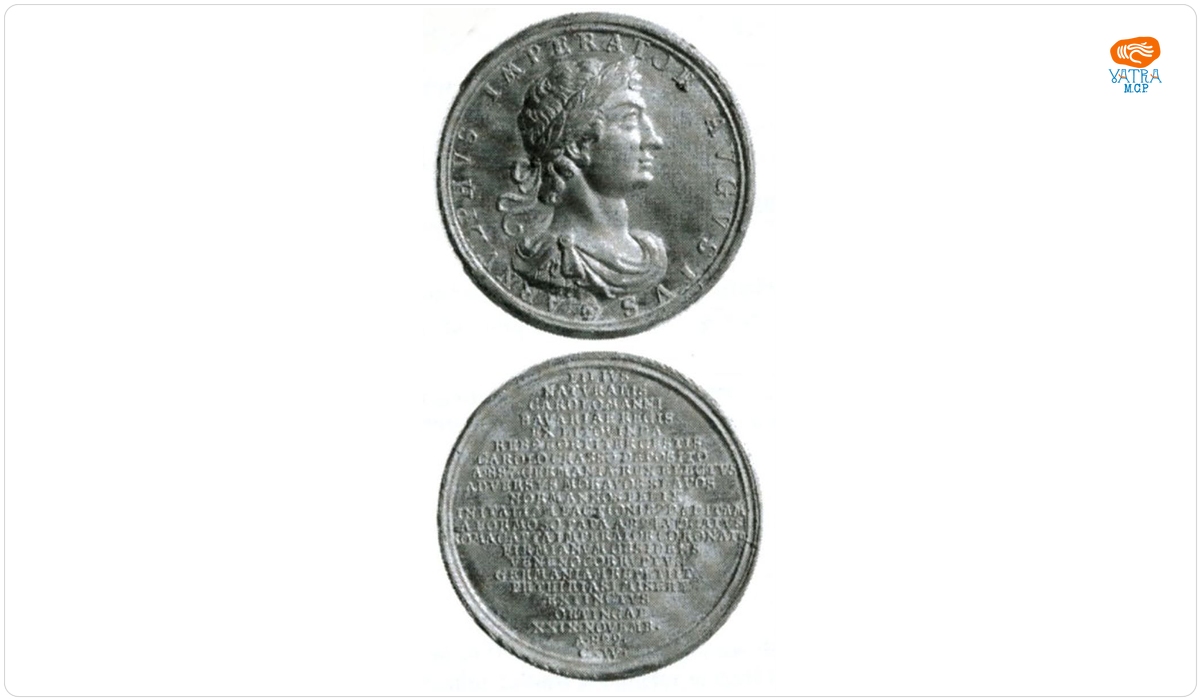 Medalie dedicată împăratului Arnulf de Carintia