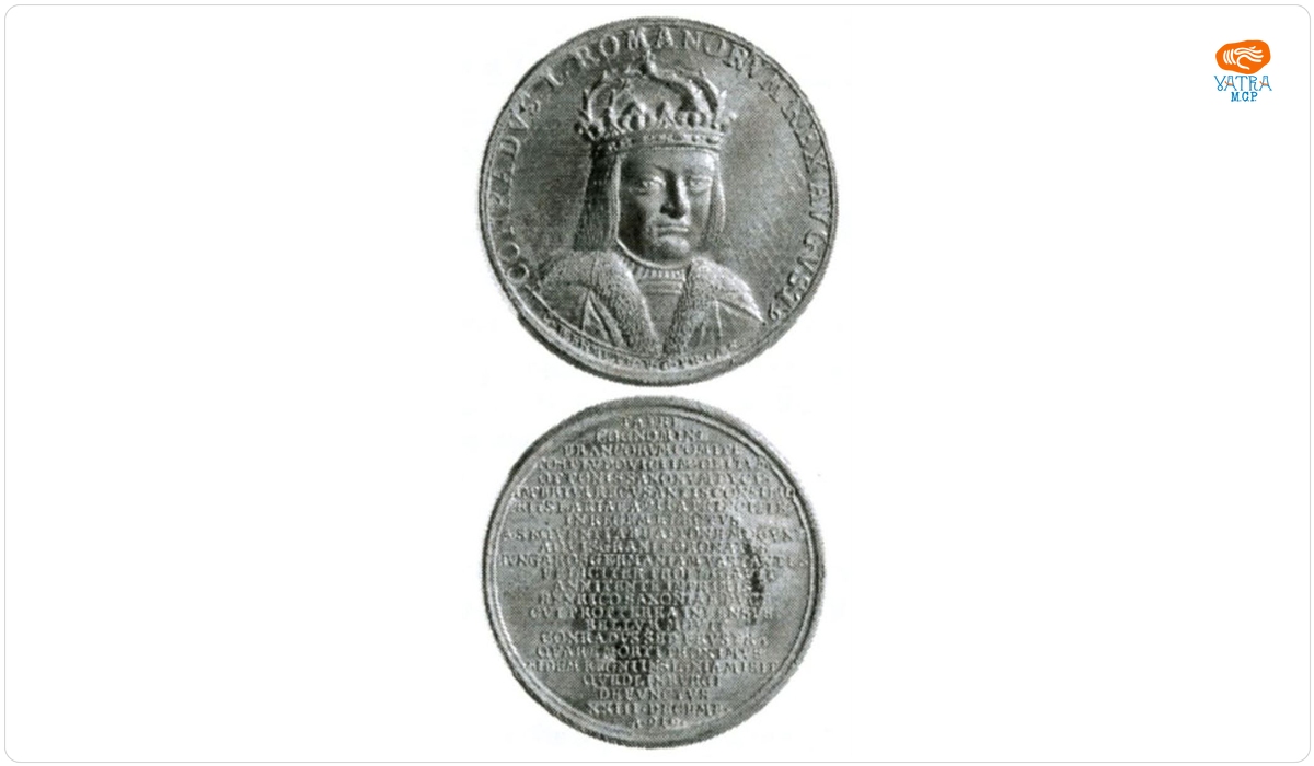 Medalie dedicată împăratului Konrad cel Tânăr