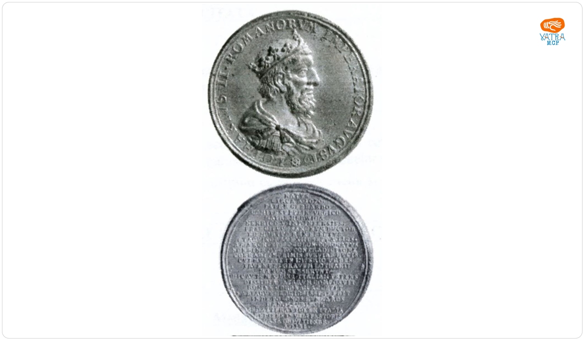 Medalie dedicată împăratului Lothar II