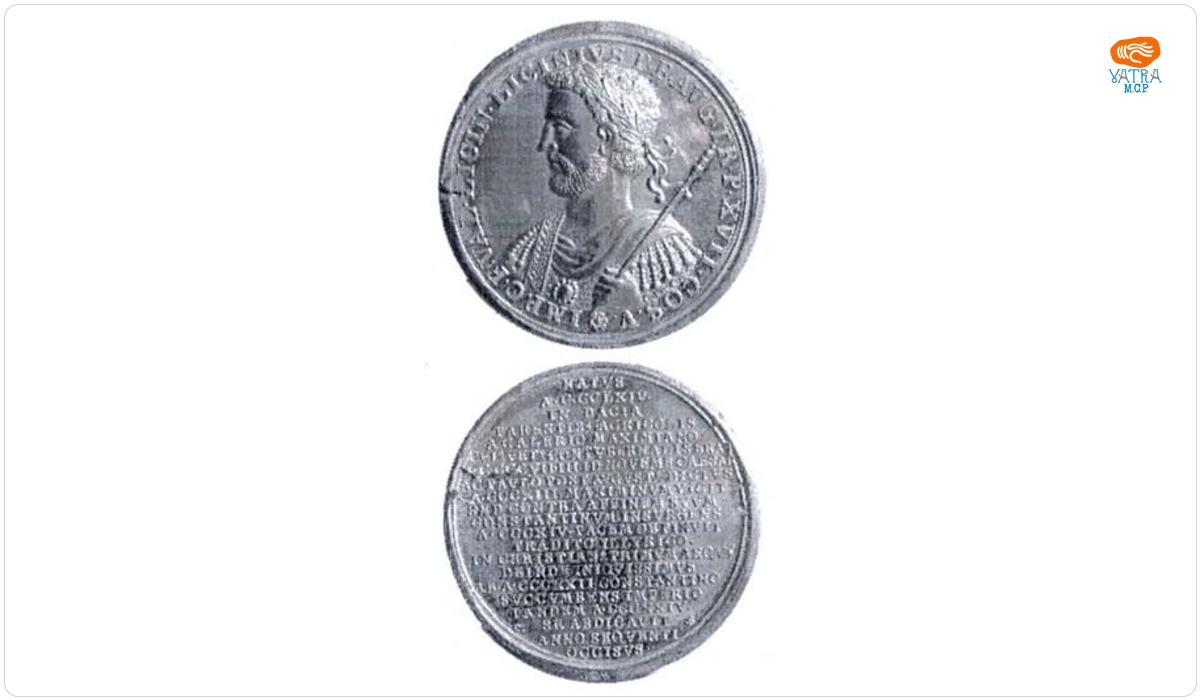 Medalie dedicată împăratului Licinius