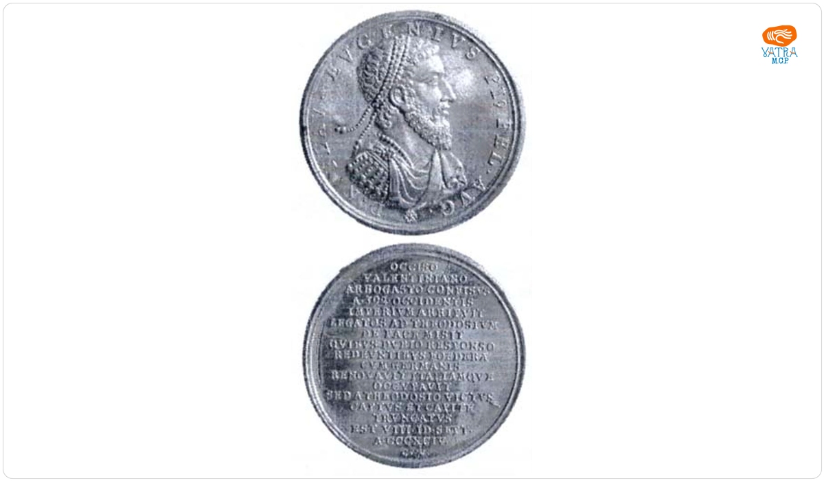 Medalie dedicată împăratului Eugeniu