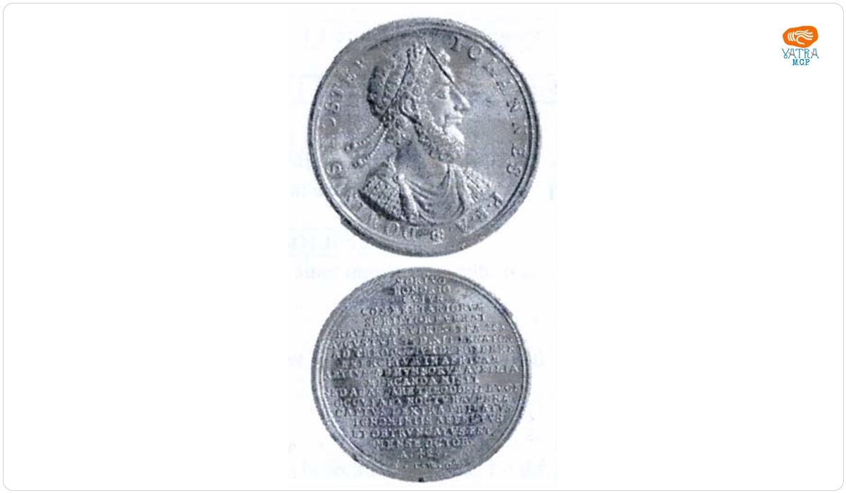 Medalie dedicată uzurpatorului Iohannes