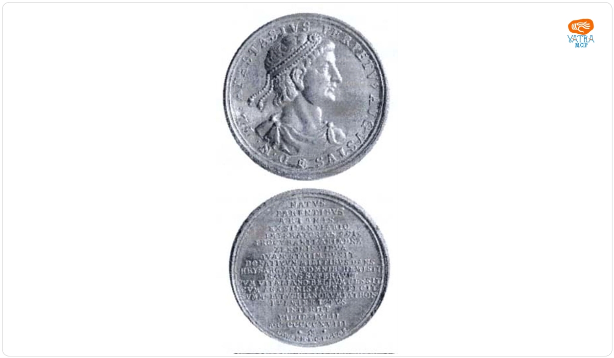 Medalie dedicată împăratului Anastasiu