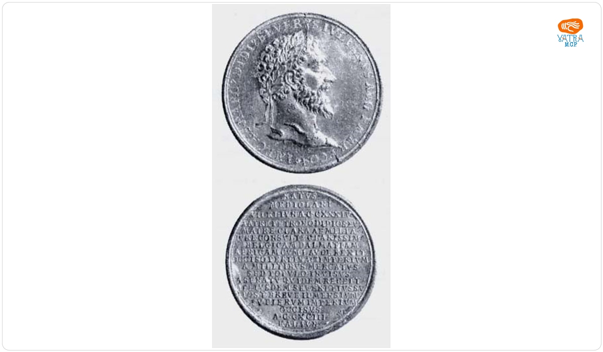Medalie dedicată caesarului Didius Iulianus