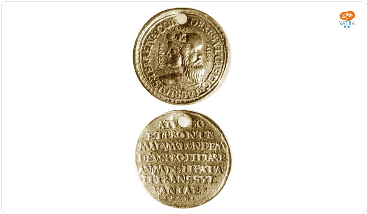 Medalie Orient - Occident din timpul foametei din 1602