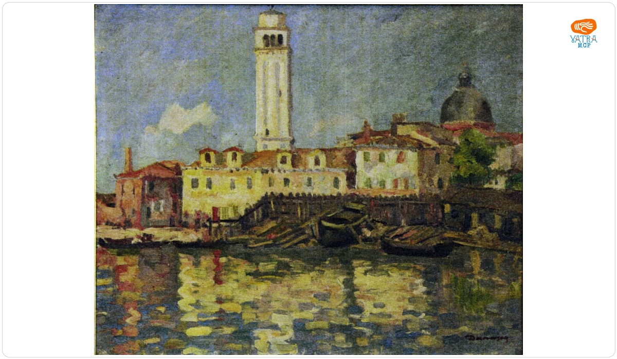 Nicolae Dărăscu — Marină - Oraș la mare