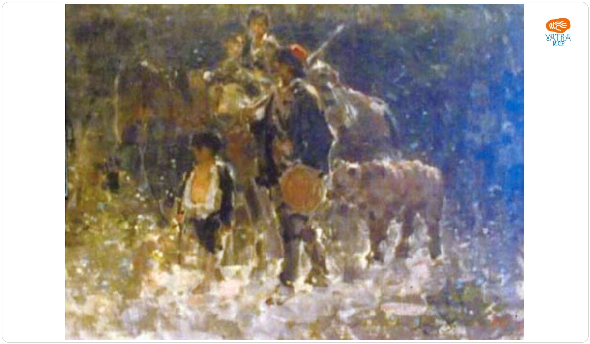 Nicolae Grigorescu — Țigani cu ursul