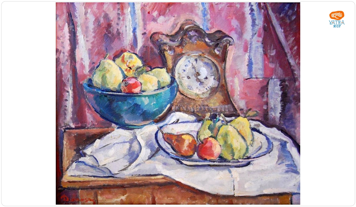 Nicolae Dărăscu — Natură statică cu ceas