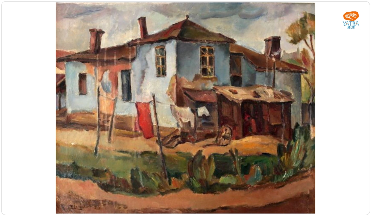 Petre Iorgulescu-Yor — Peisaj cu case