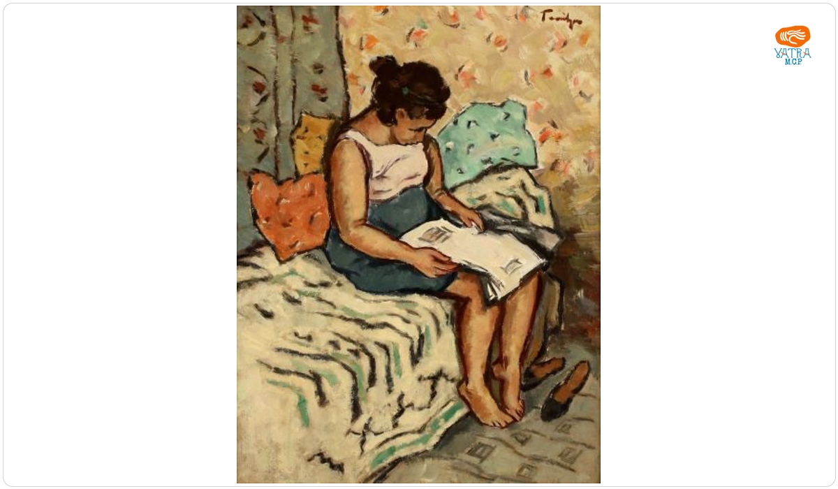Nicolae Tonitza — Fetiță citind