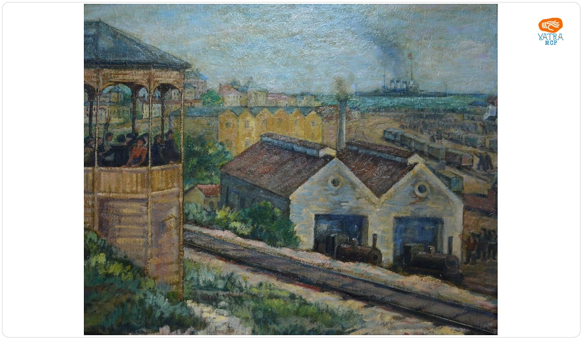 Marius Bunescu — Portul Constanța 1905 (Crucișătorul Potemkin)