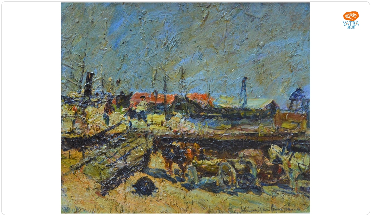 Rudolf Schweitzer Cumpăna — Debarcader la Sulina