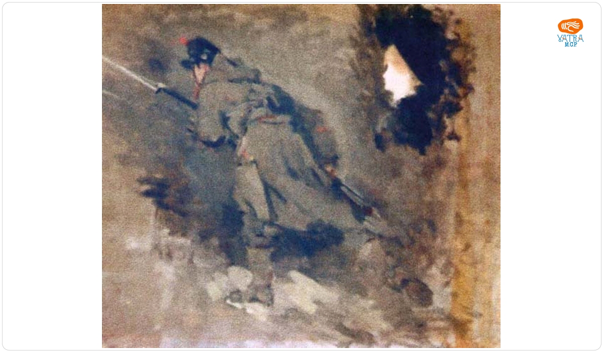 Nicolae Grigorescu — Atacul de la Smârdan (studiu)