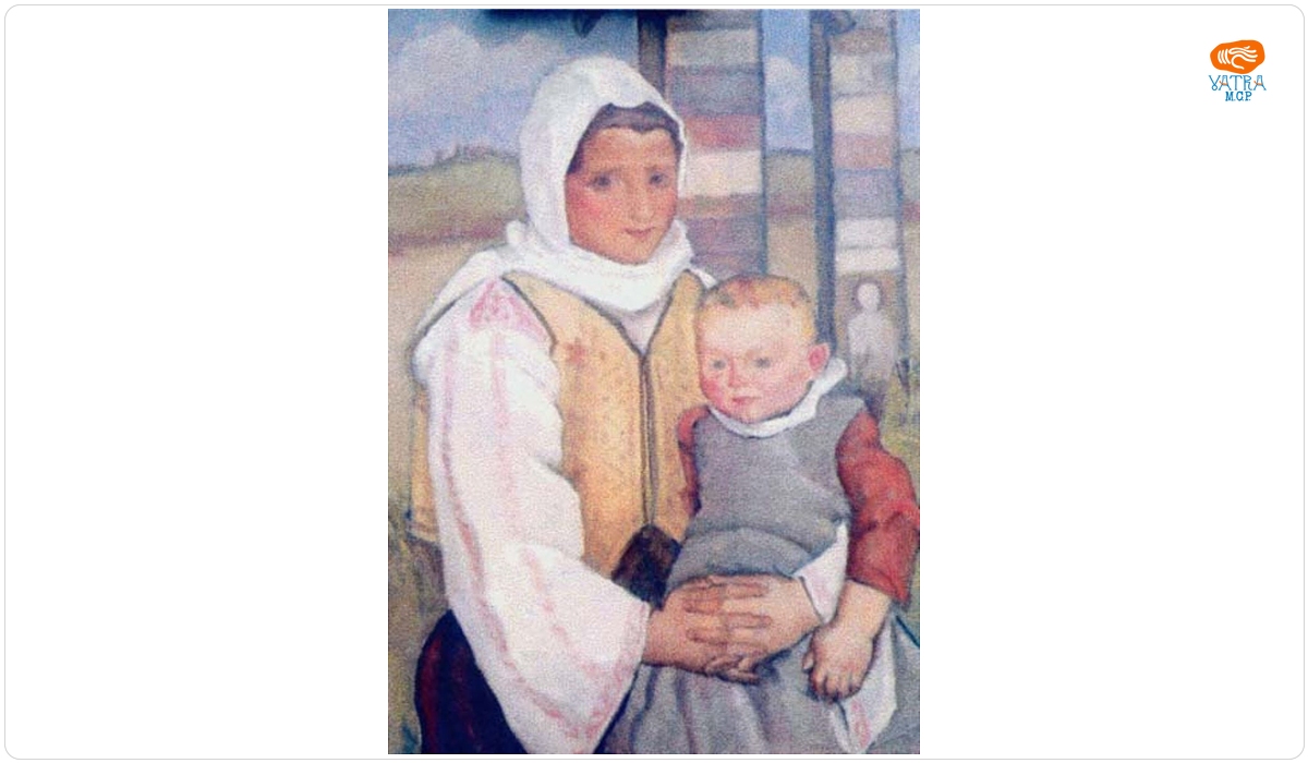Camil RESSU — Mamă cu copil