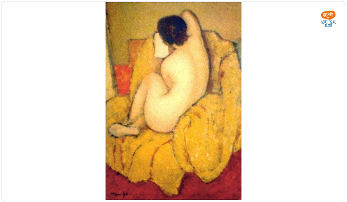 Nud pe fotoliu