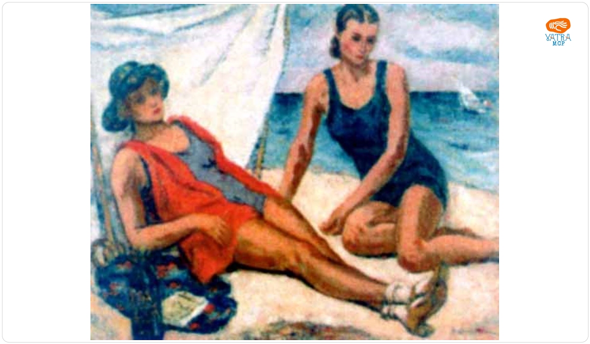 Ștefan Dimitrescu — Femei pe plajă