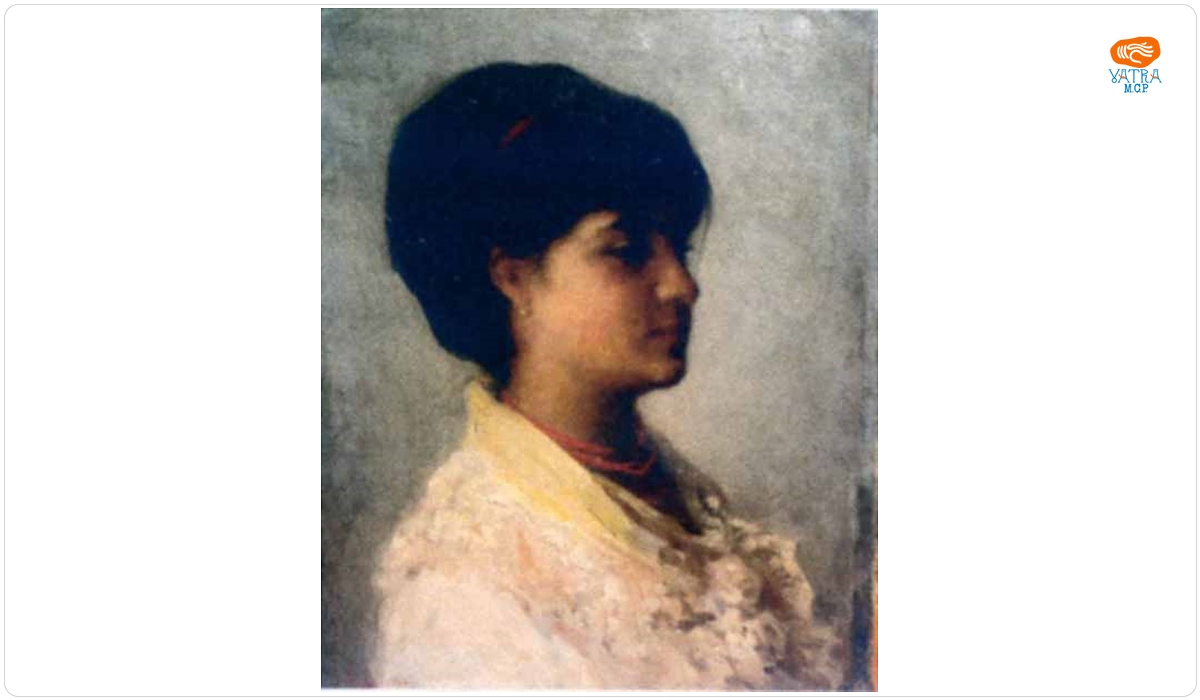 Nicolae Grigorescu — Profil de fată (Cap de fată)