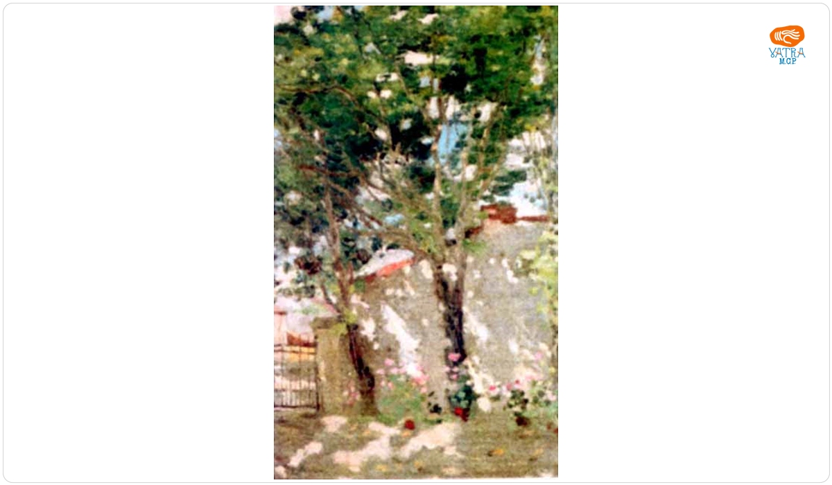 Ștefan Luchian — Colț din strada Povernei
