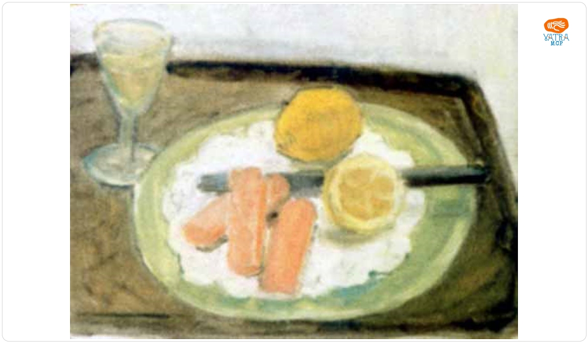 Theodor Pallady — Natură statică (cu biscuiți și lămâi)