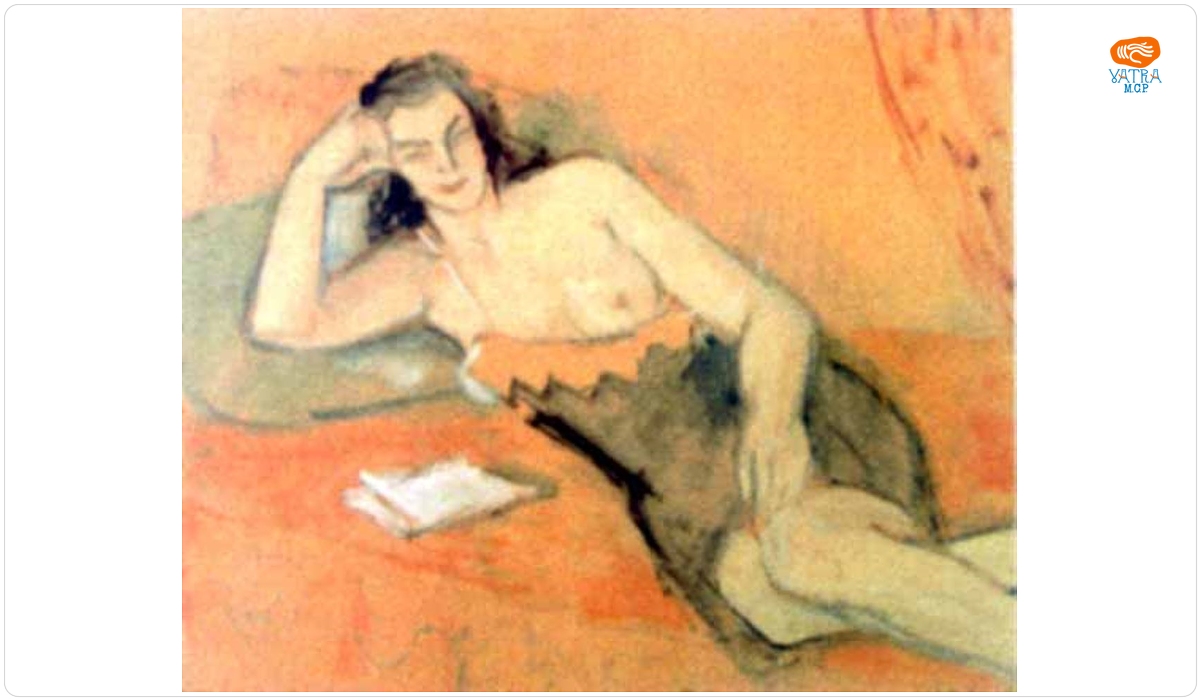Nud pe sofa (Cămașa neagră)