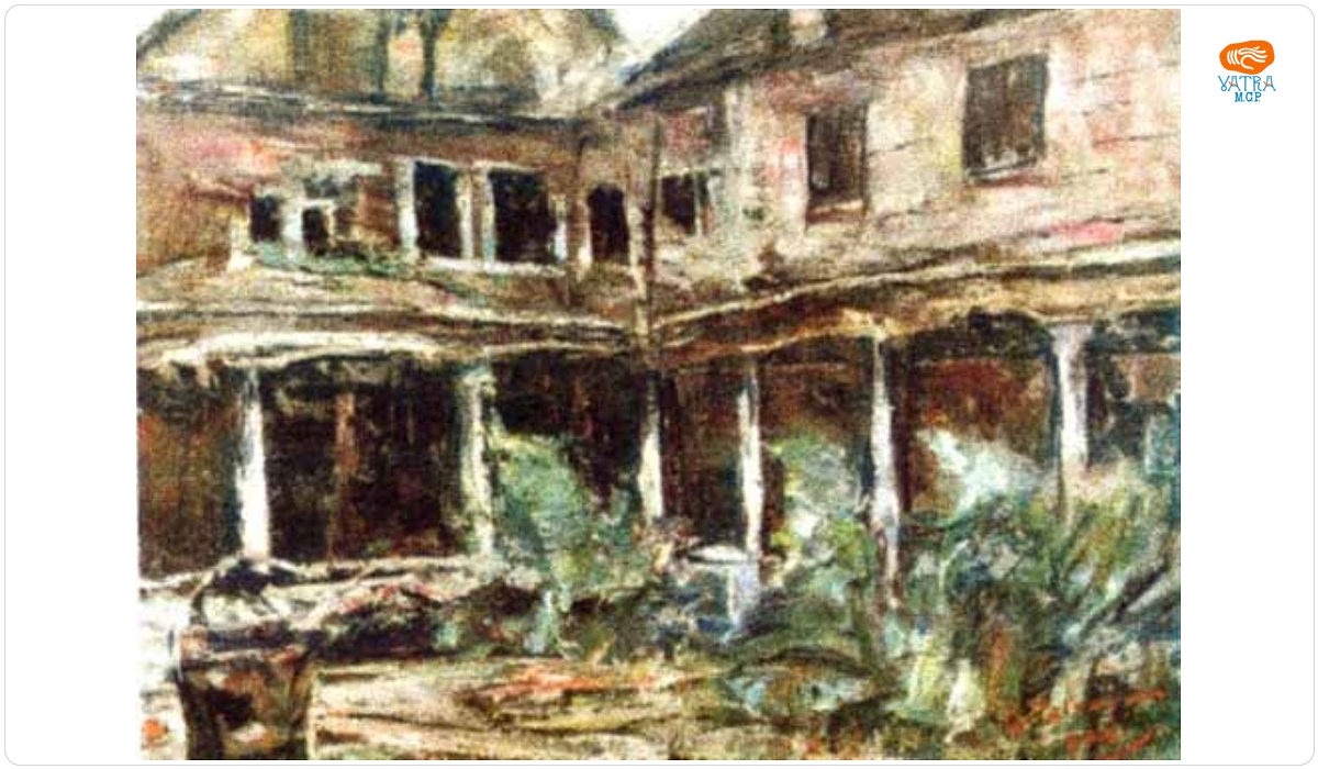 Gheorghe Petrașcu — Curte de mânăstire la Veneția
