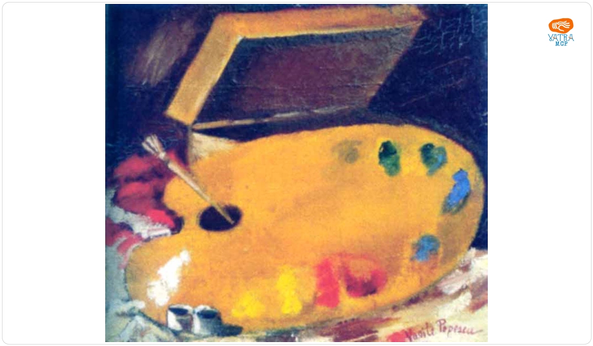Vasile Popescu — Paleta pictorului