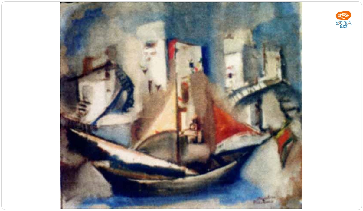 Magdalena Rădulescu — Barcă în port
