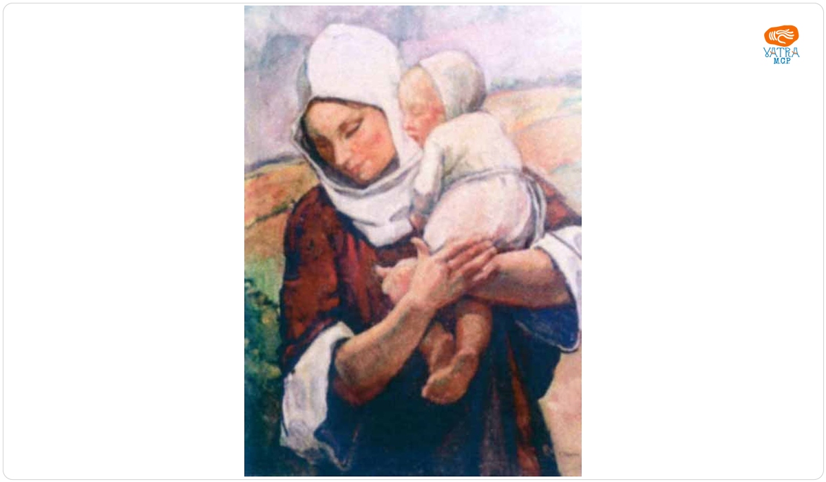 Camil RESSU — Țărancă cu copil
