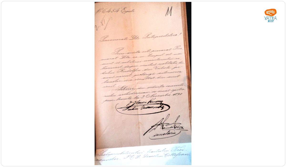 Consistoriul arhidiecezan solicită protopopului Dimitrie Coltofean „rațiocinul despre venitul realității” fondului Rudolfin din Vâlcele, pe anul în curs