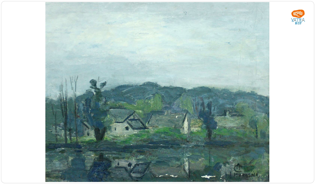 Alexandru Ciucurencu — Peisaj la Mogoșoaia