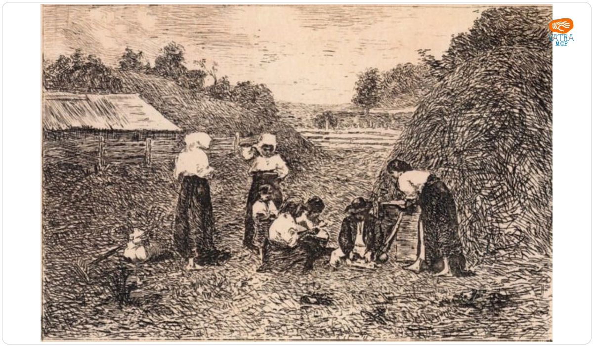 Theodor Aman — Popas la munca câmpului