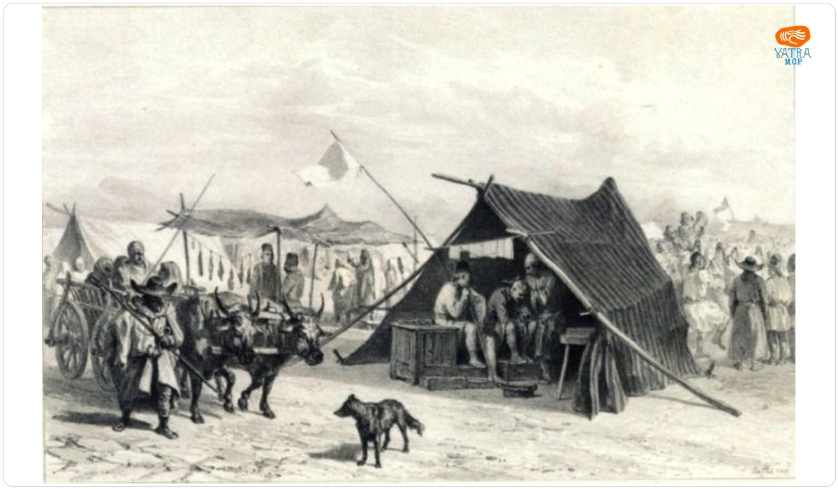 Barbier tsigane. Foire de Giurgievo (Bărbier țigan la Târgul din Giurgiu)
