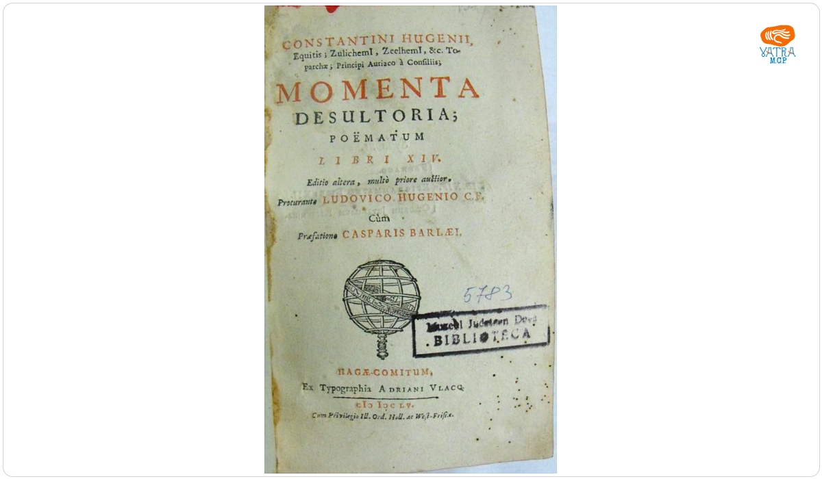 Huygens, Constantin, autor — Momenta Desultoria: Poematum Libri XIV