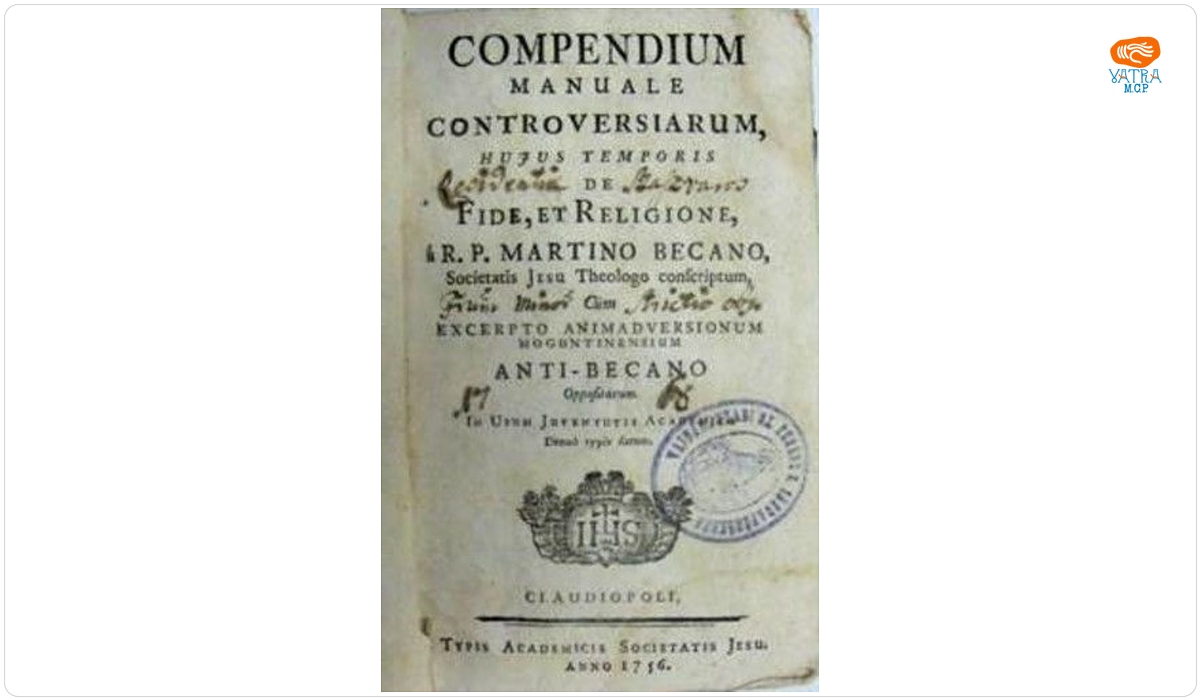 Compendium manuale controversiarum huius temporis de Fide et Religione,... Excerpto animadversionum moguntinensium Anti-Becano oppositarum In Usum Juventutis Academici