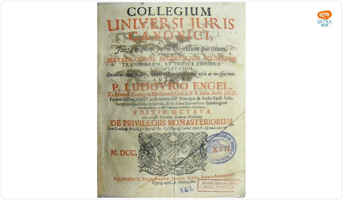 Collegium Universi Juris Canonici Juxta triplex Juris Objectum partitum;