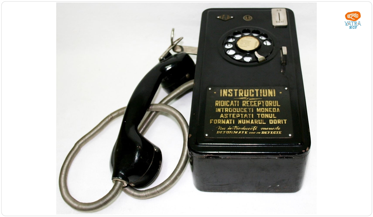 Telefon automat cu jeton