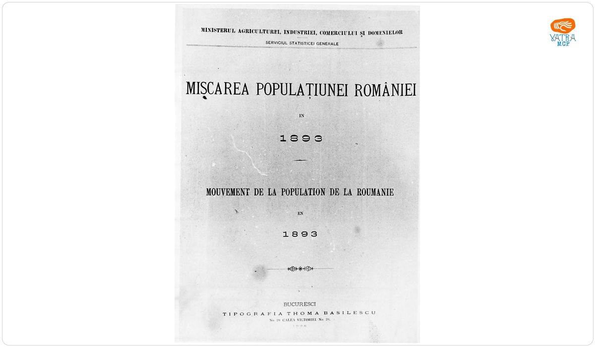 Mișcarea populației României în 1893