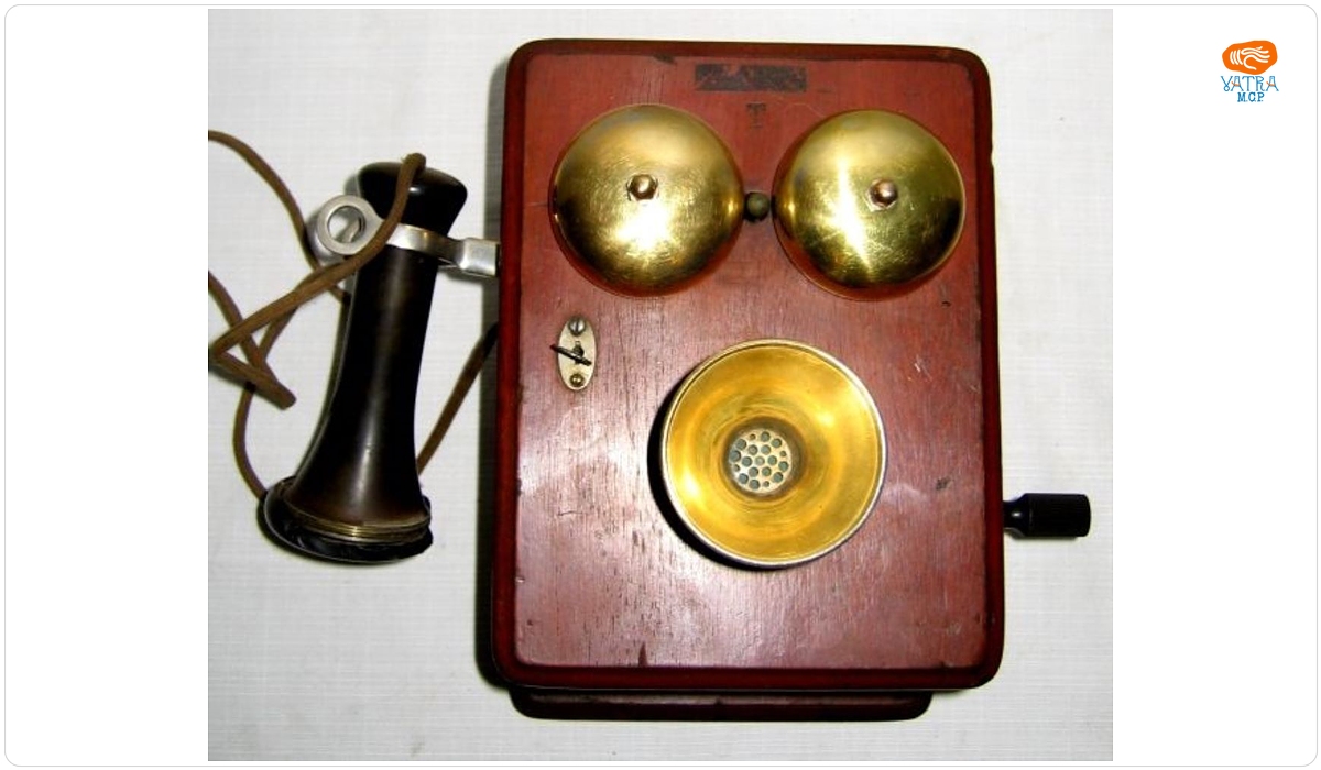 American District Telegraph — Telefon de perete cu baterie locală