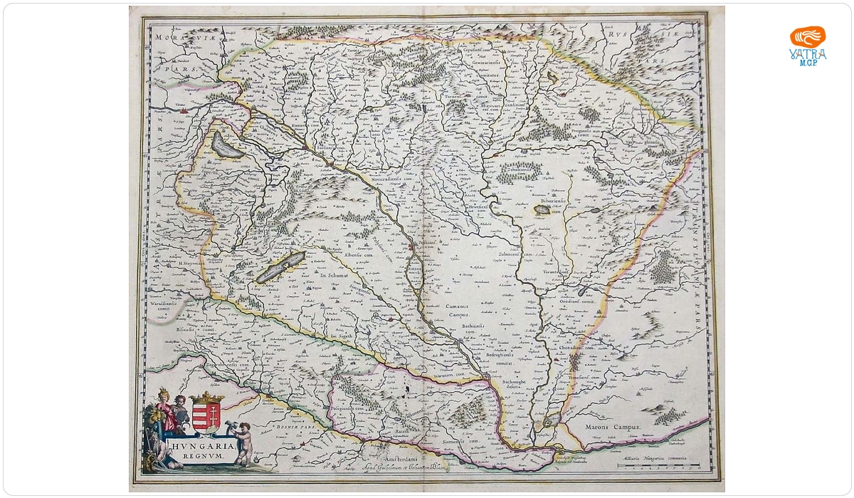 Willem Janszoon Blaeu și Joan Blaeu, Ungaria, Amsterdam, 1635