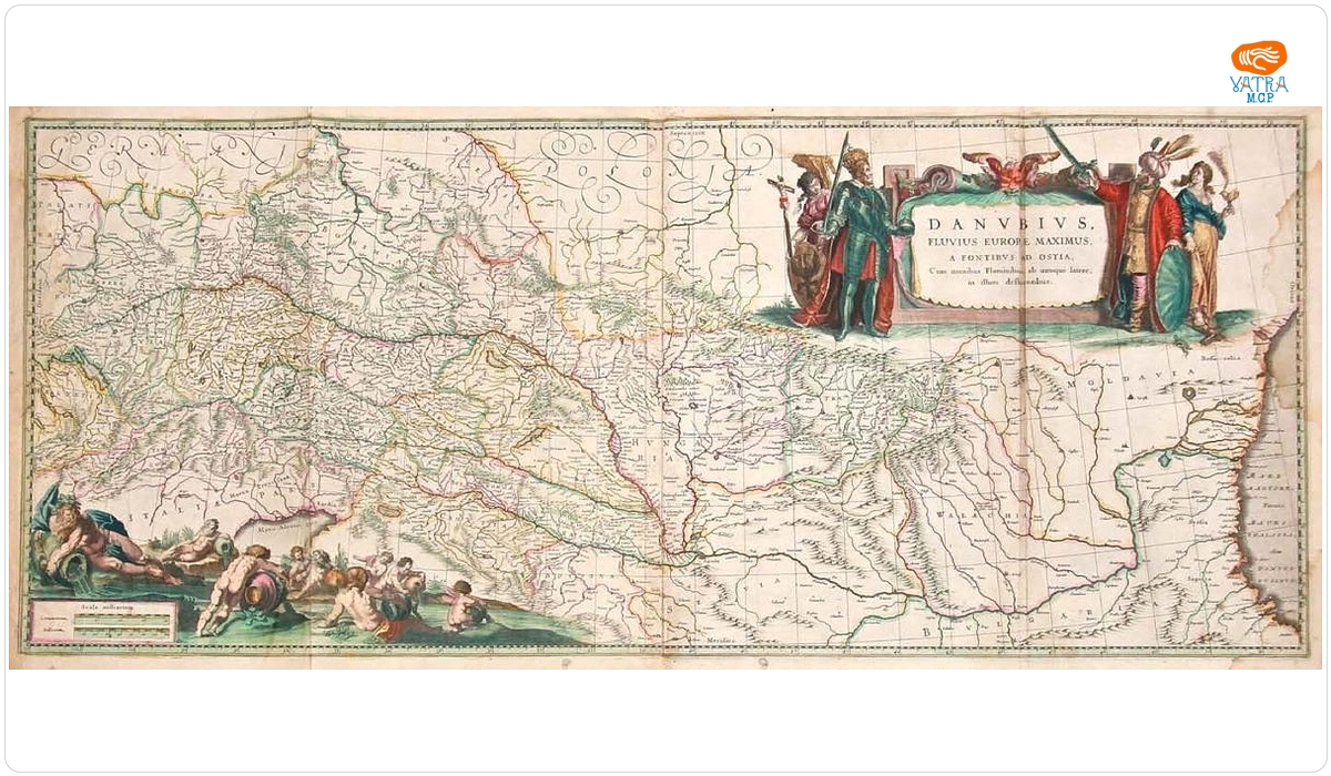 Willem Janszoon Blaeu și Joan Blaeu, Cursul Dunării, Amsterdam, 1635