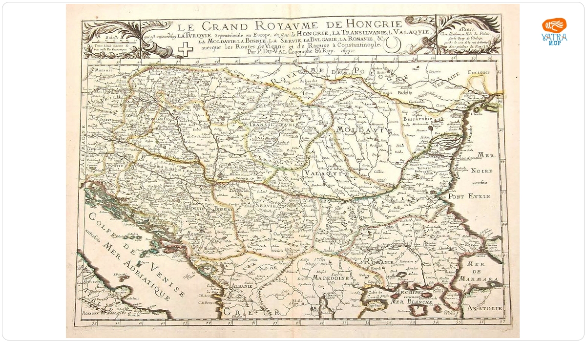 Pierre Duval, Ungaria și țările vecine, Paris, 1677
