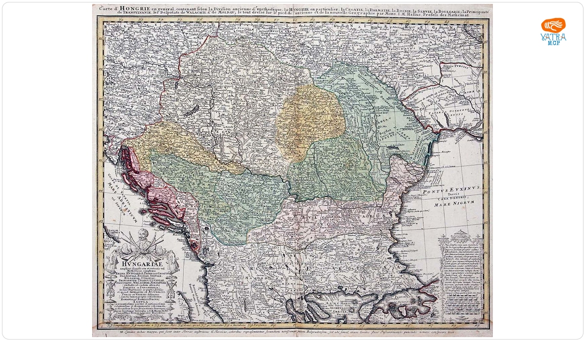 Johann Matthias Haas (Hase), Ungaria și țările vecine, Wittenberg, 1744 (ed. Homännische Erben, Nürnberg, 1747 - c. 1780).