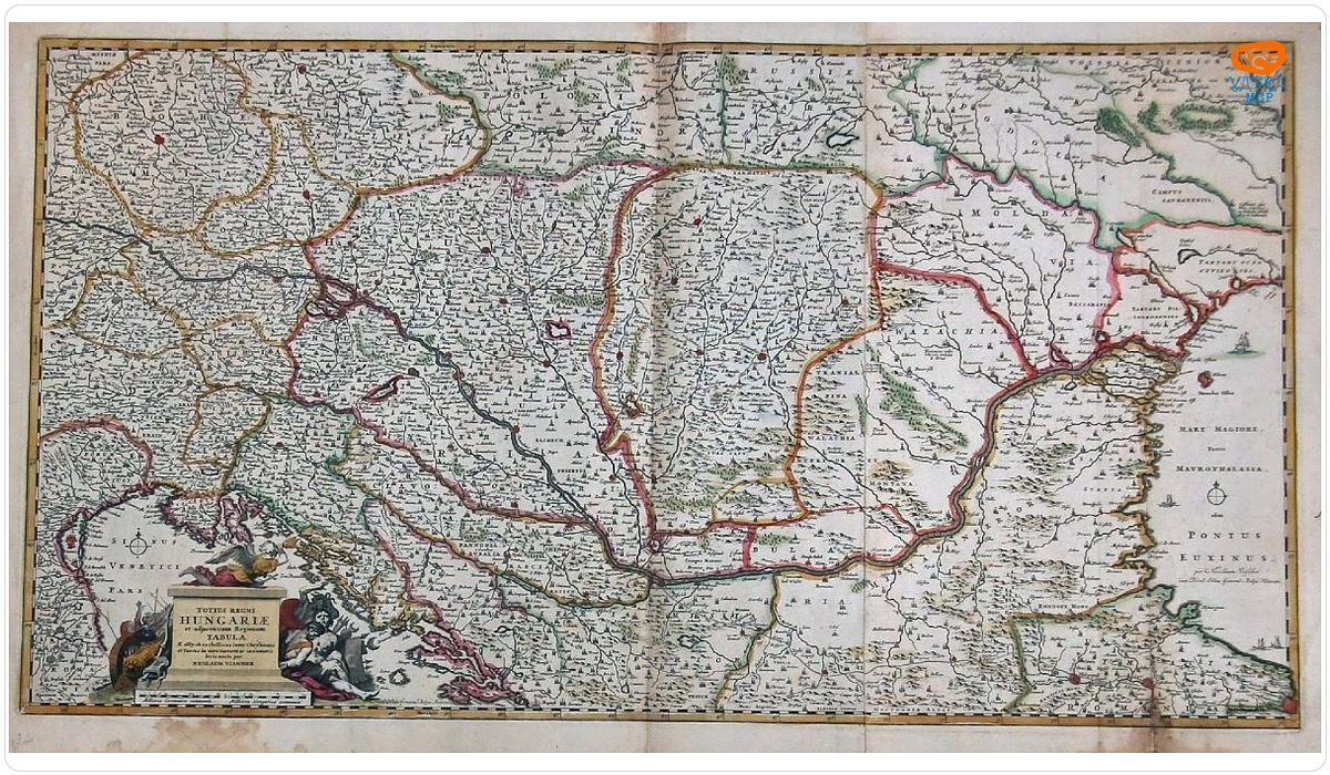 Nicolaes Visscher II, Ungaria și țările vecine, Amsterdam, 1687