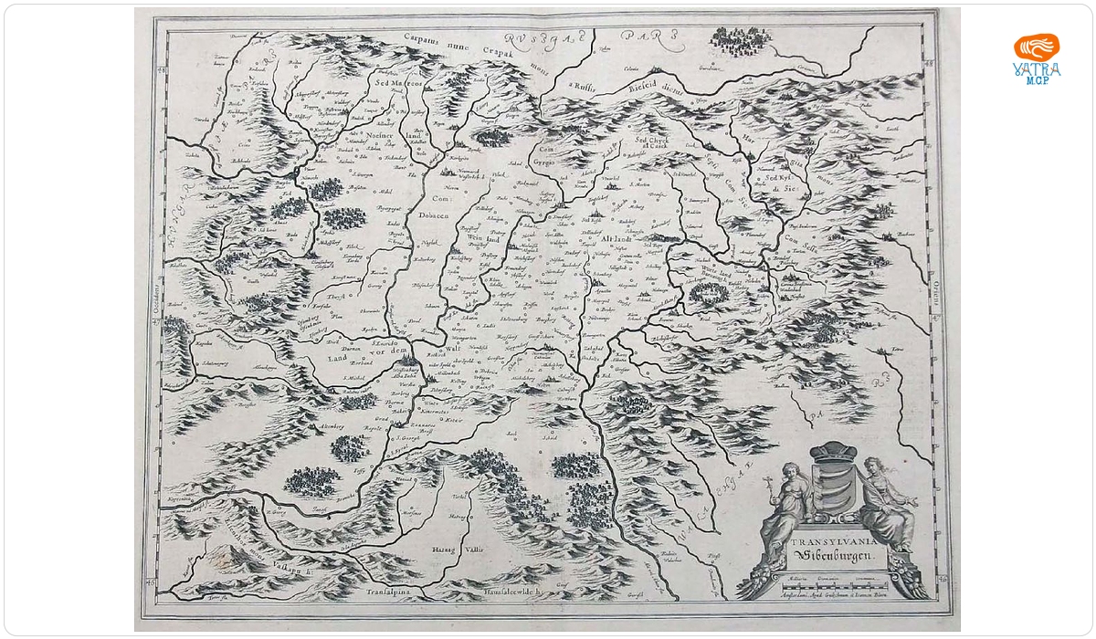 Willem Janszoon Blaeu și Joan Blaeu, Transilvania, Amsterdam, c. 1645
