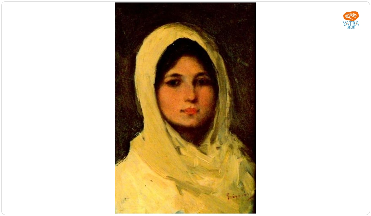 Nicolae Grigorescu — Fată cu maramă