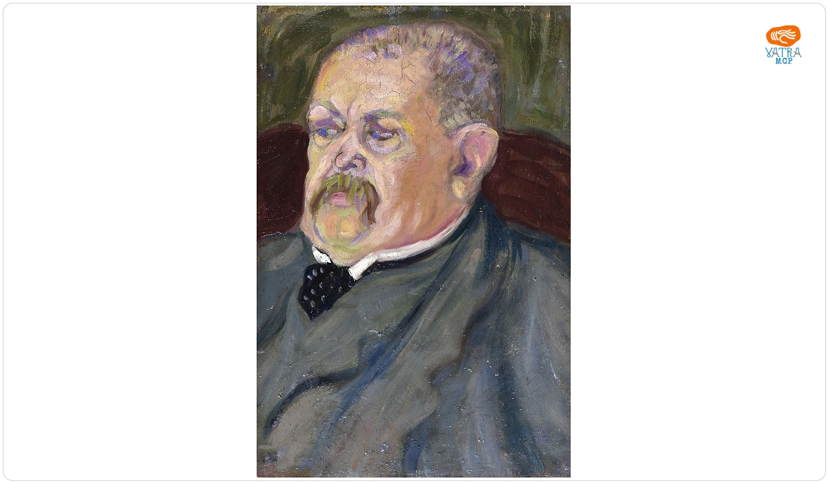 Portret de bărbat/ Scenă cu personaje (verso)