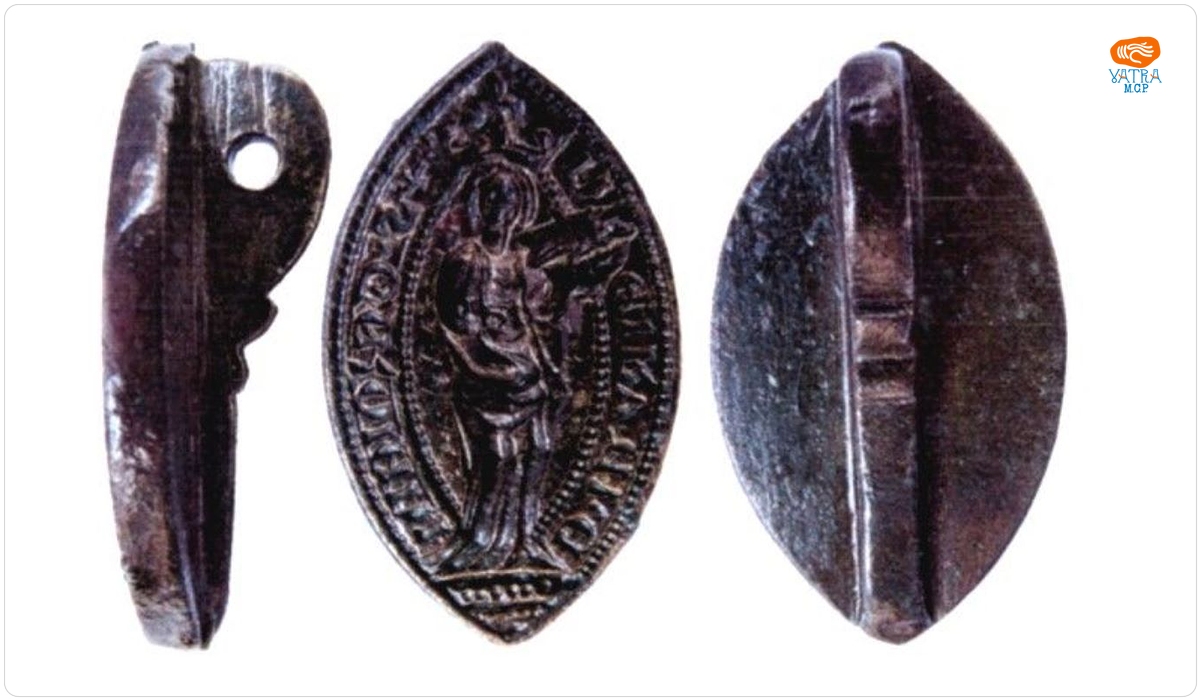 Sigiliul personal al gardianului mănăstirii franciscane din Győr (Lat. Iaurinum)