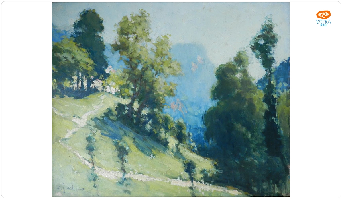 Constantin Isachie — Peisaj - Cărare de munte